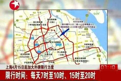上海高架限行牌（上海高架限行上去怎么处罚?）