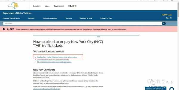 纽约网上怎么交罚单费（美国纽约网）